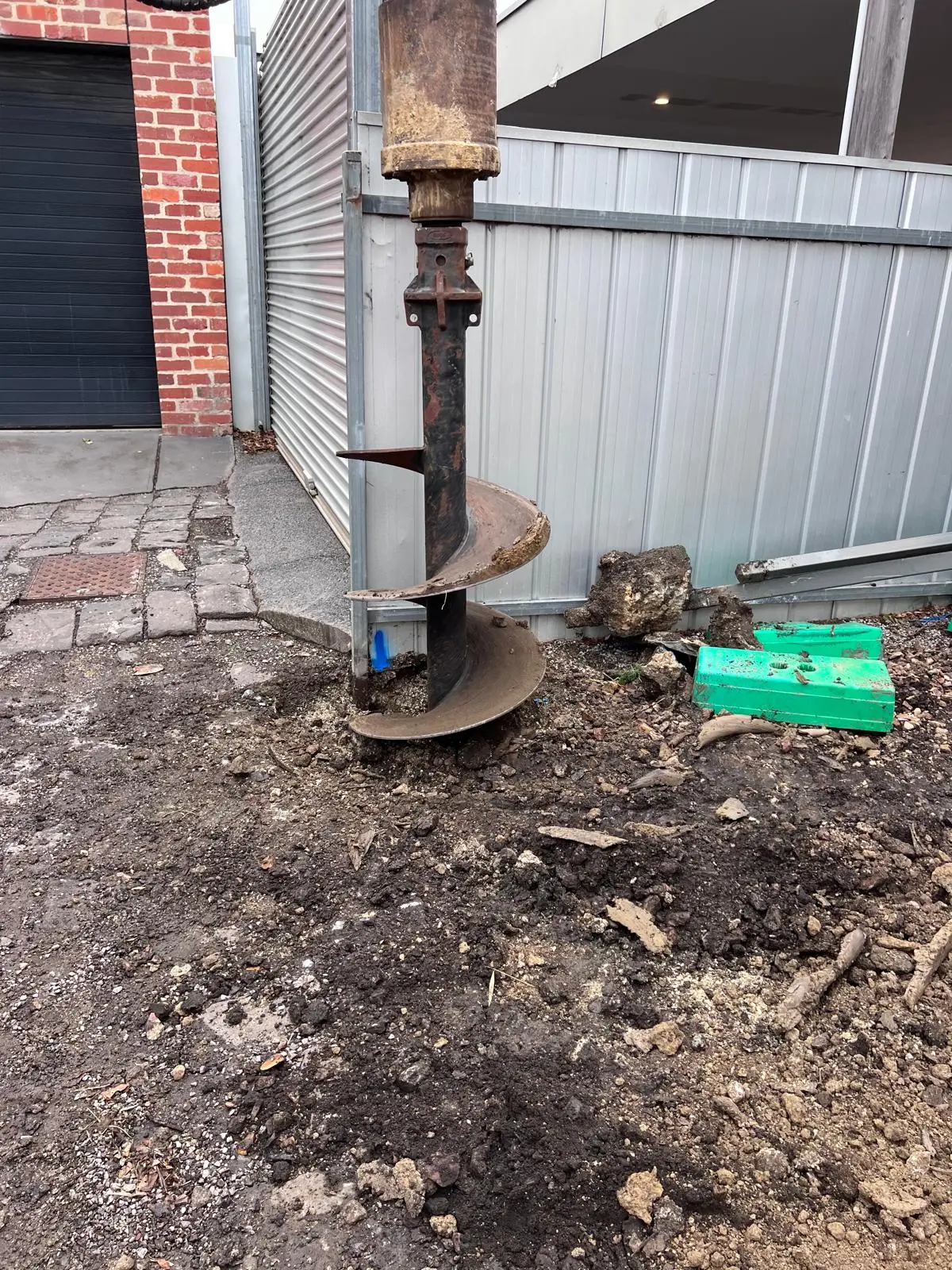 Bore pier drilling service